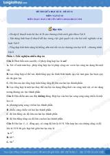 Đề thi học kì 2 Vật lí 10 Chân trời sáng tạo - Đề số 11